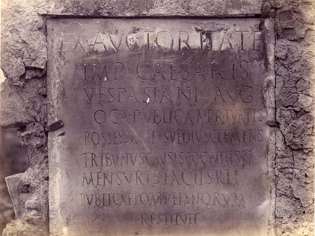 Porta Ercolano Or Herculaneum Gate On Th August An Inscribed